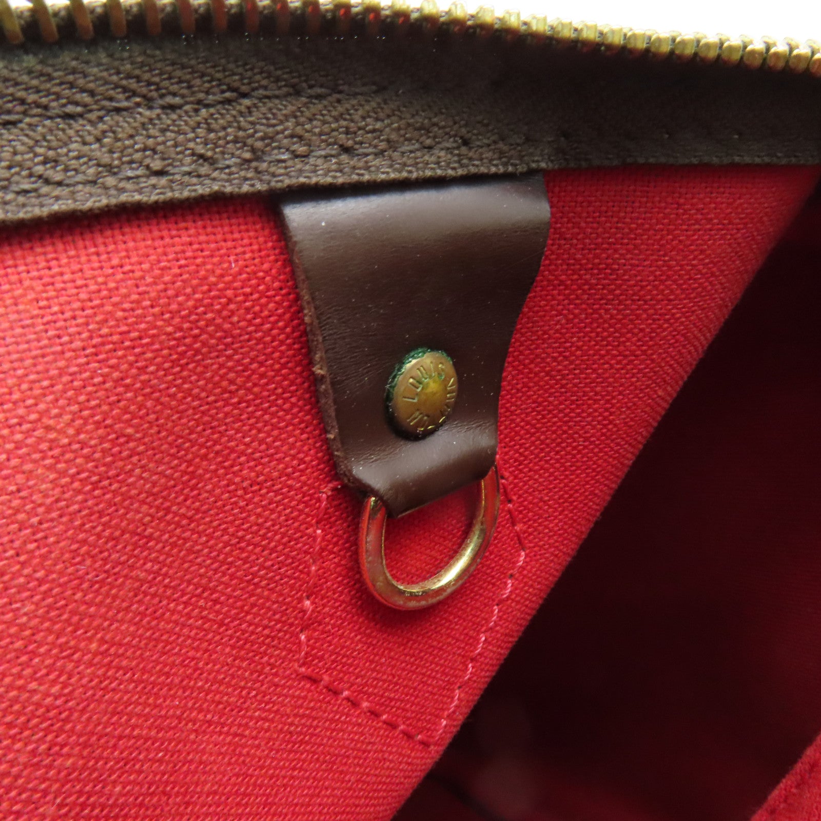 LOUIS VUITTON 【激減優惠】Damier Speedy 25金扣手挽袋啡色