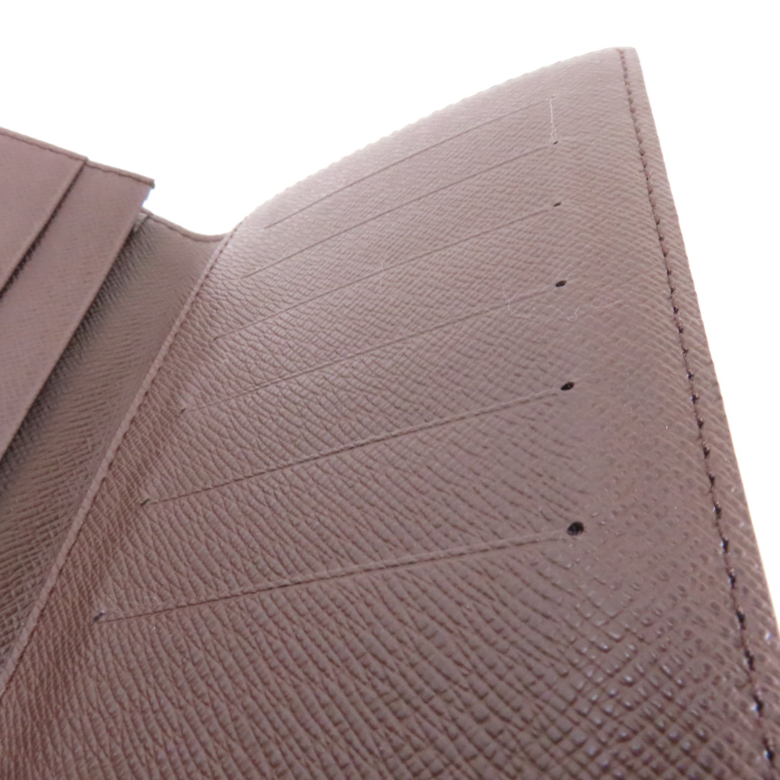 LOUIS VUITTON Damier Porte Cartes Credit長錢包啡色