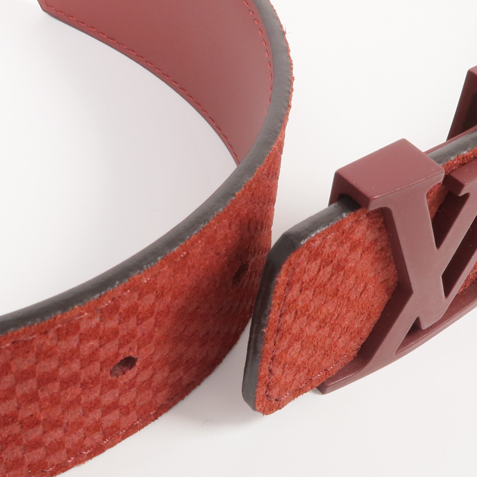 LOUIS VUITTON Suede Damier Belt皮帶