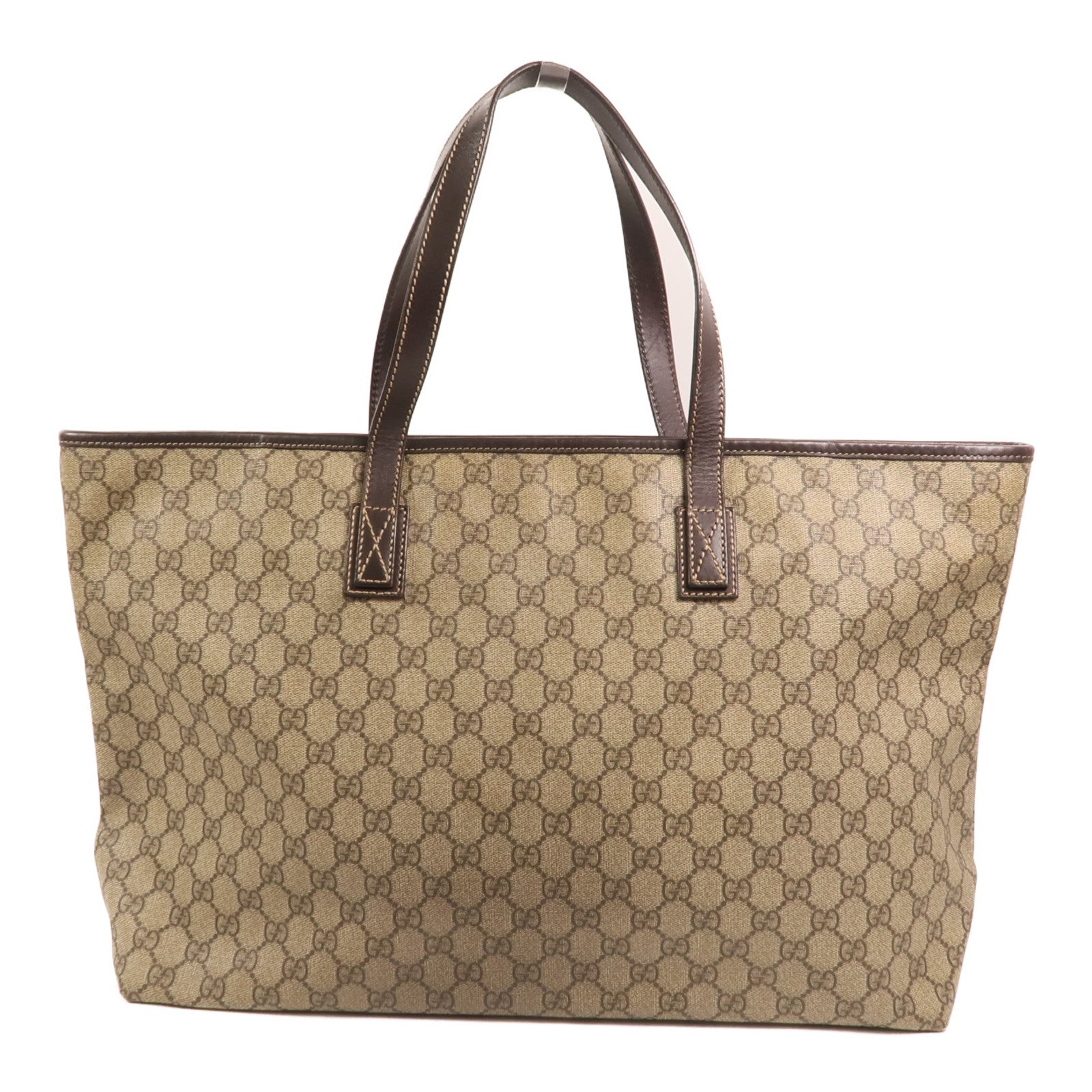 GUCCI 塗層帆布Shoulder Bag銀扣肩背袋