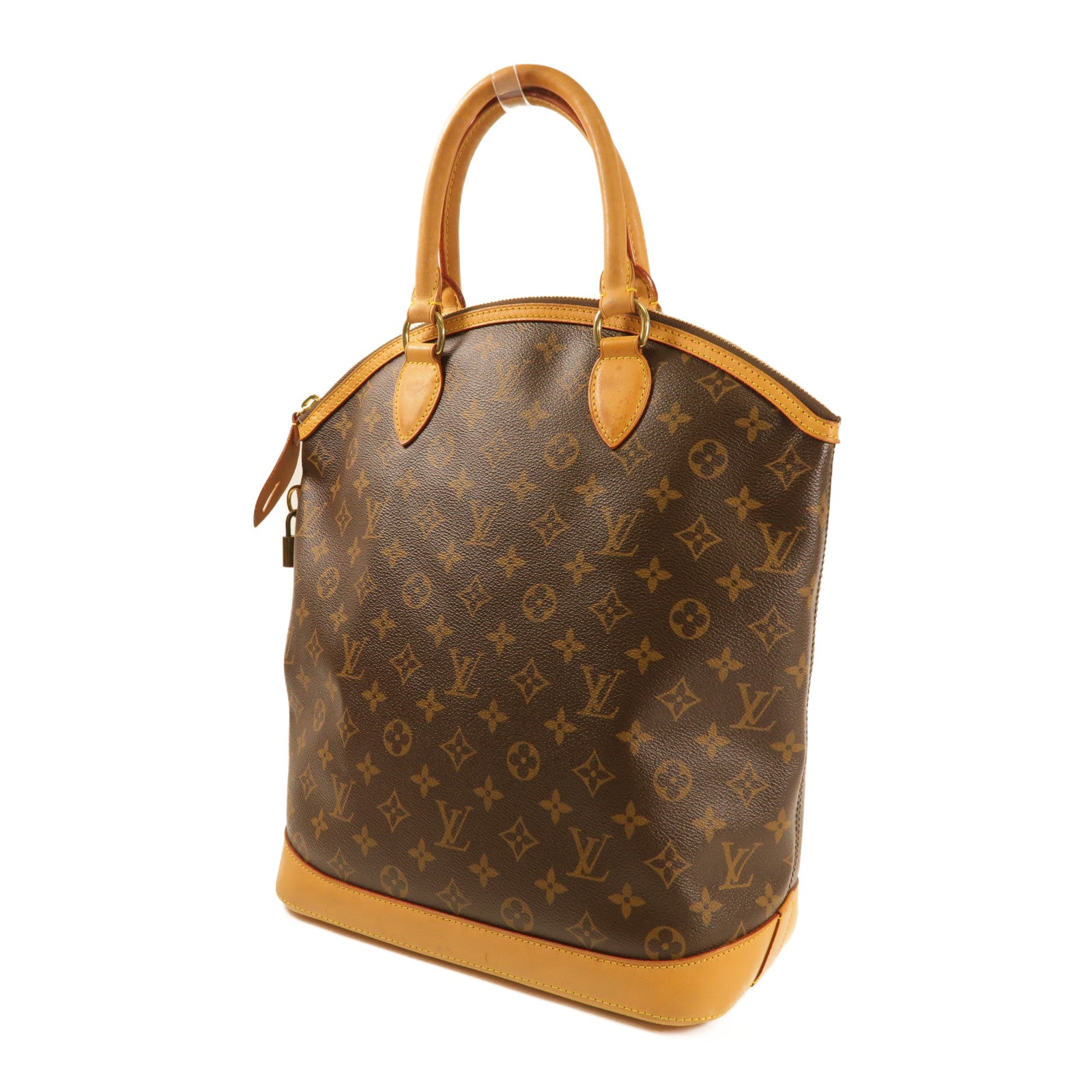LOUIS VUITTON Monogram Lockit Vertical金扣手挽袋