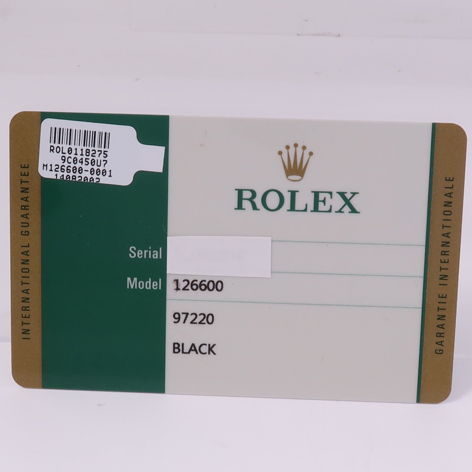 ROLEX Sea Dweller 126600