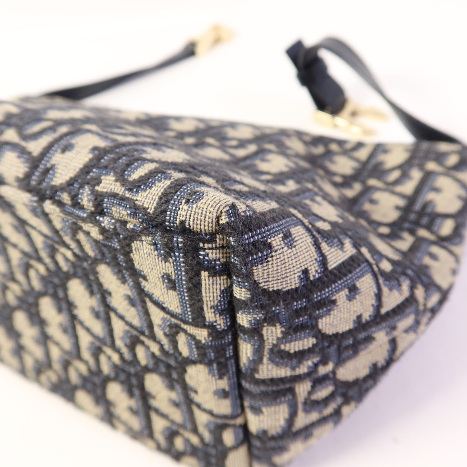 Dior 帆布Travel Nomad Pouch金扣手挽袋