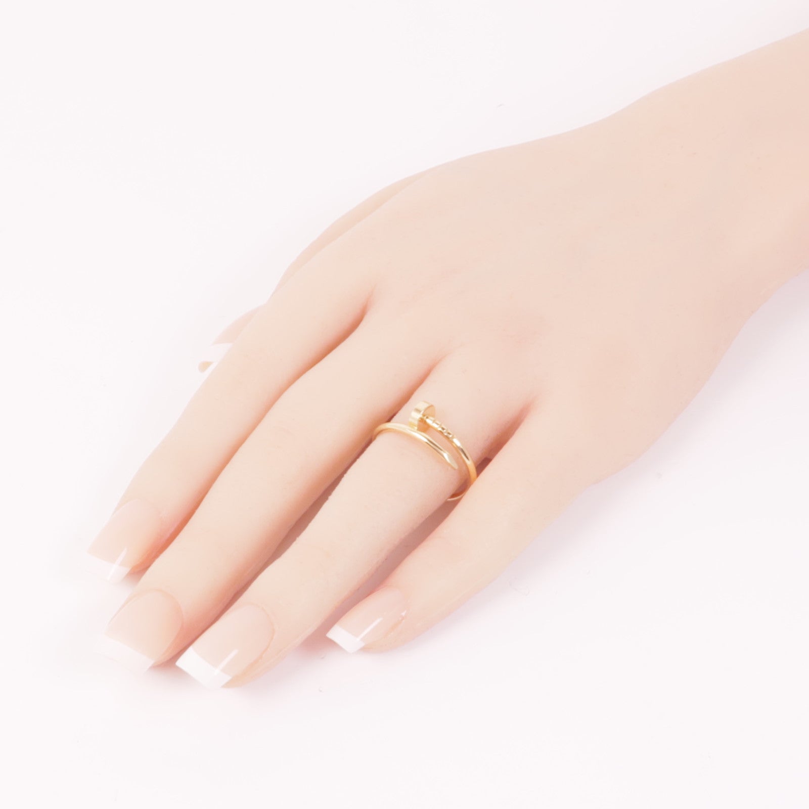 CARTIER 18K玫瑰金Juste Un Clou Ring戒指Cartier#55/US#8