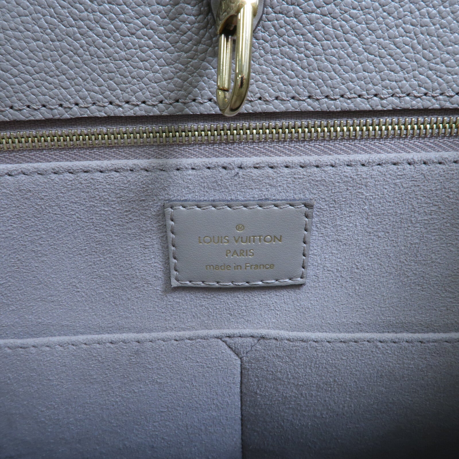 LOUIS VUITTON Monogram Empreinte On The Go MM手挽肩背兩用袋