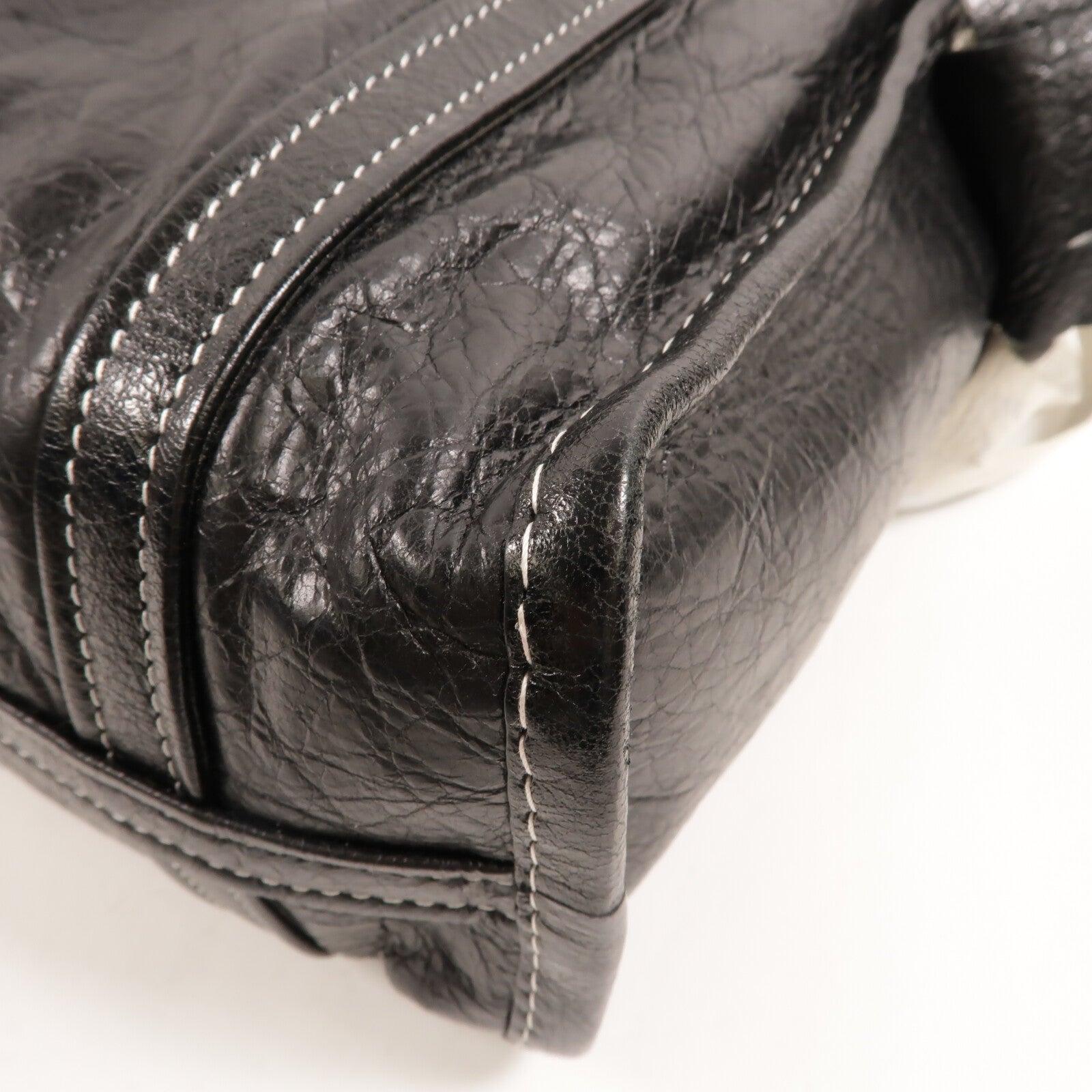 BALENCIAGA 牛皮皮革Bazar Shopping XS手挽肩背兩用袋