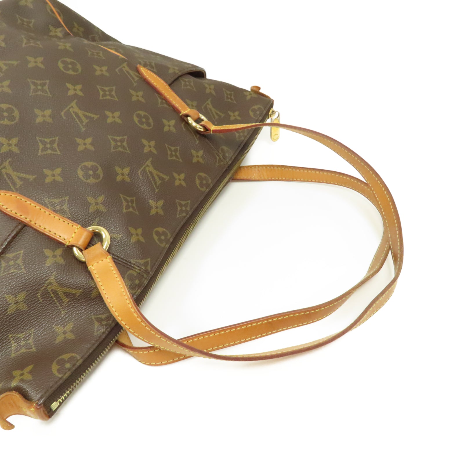 LOUIS VUITTON Monogram Totally MM金扣肩背袋啡色
