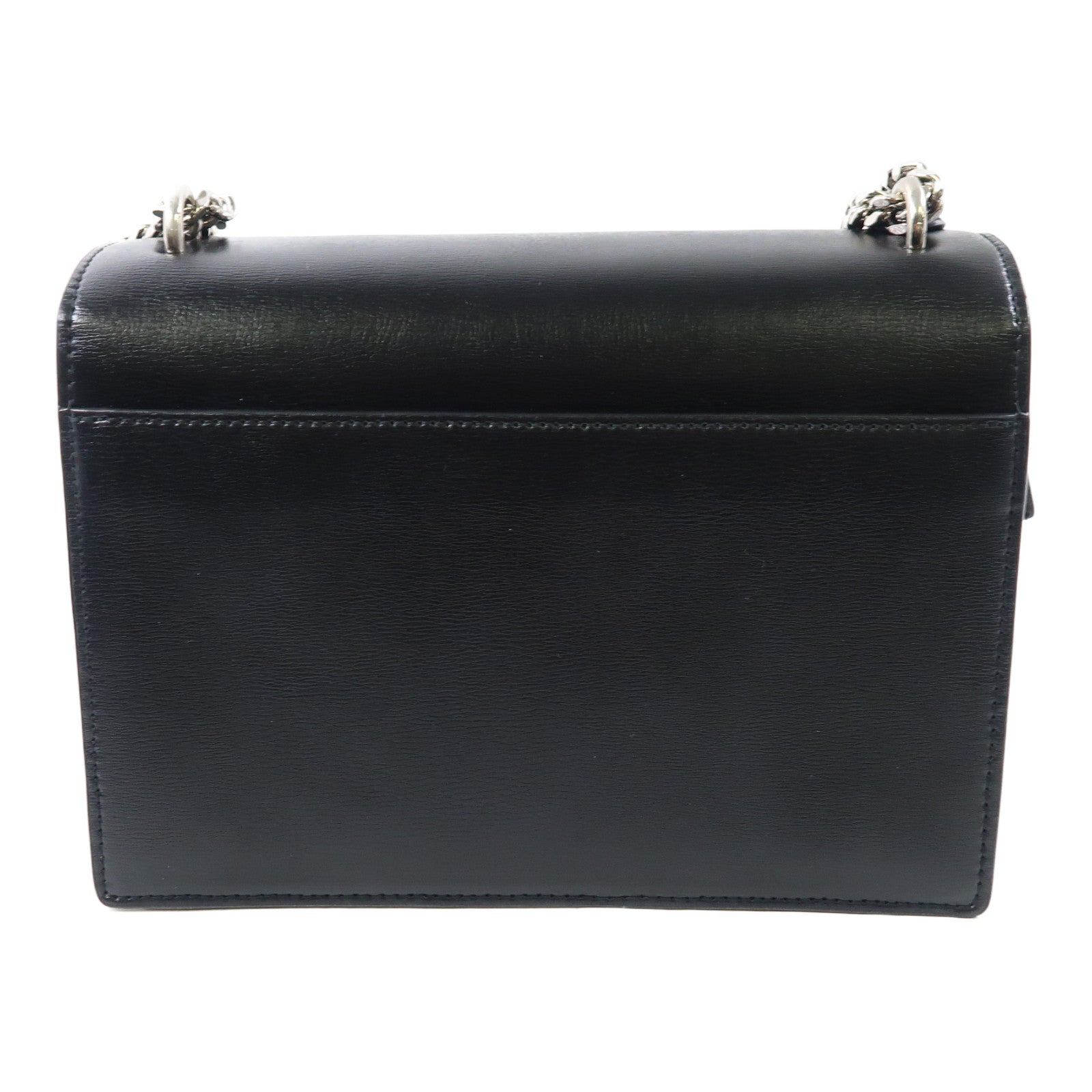 SAINT LAURENT 牛皮皮革Sunset Medium銀扣鏈帶肩背袋