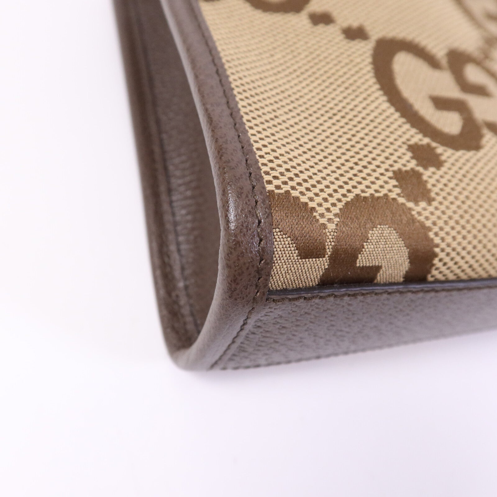 GUCCI 帆布Jumbo GG金扣手挽肩背兩用袋