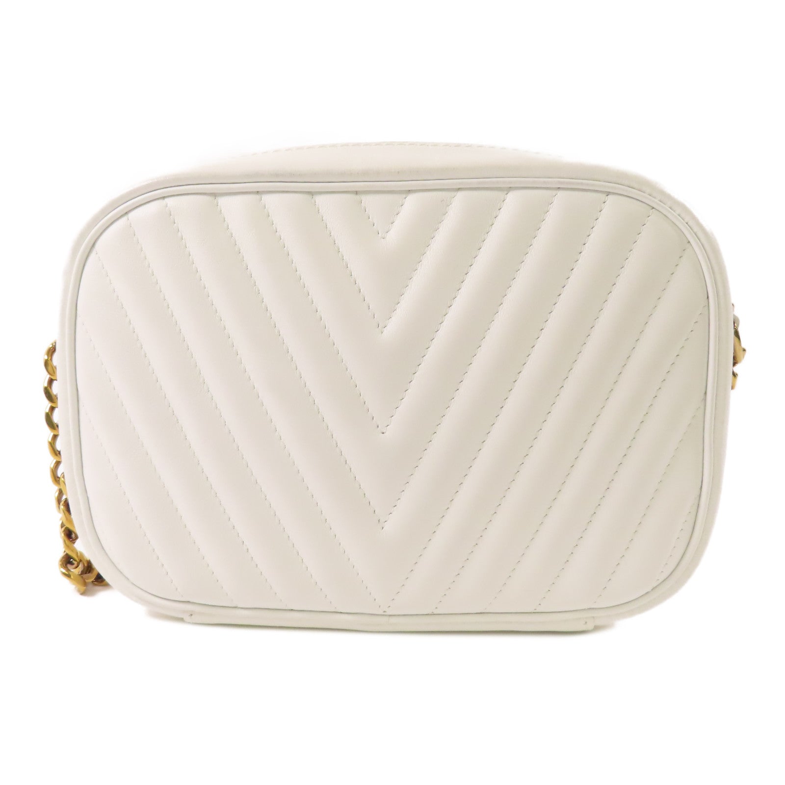 LOUIS VUITTON 牛皮皮革New Wave金扣鏈帶肩背袋