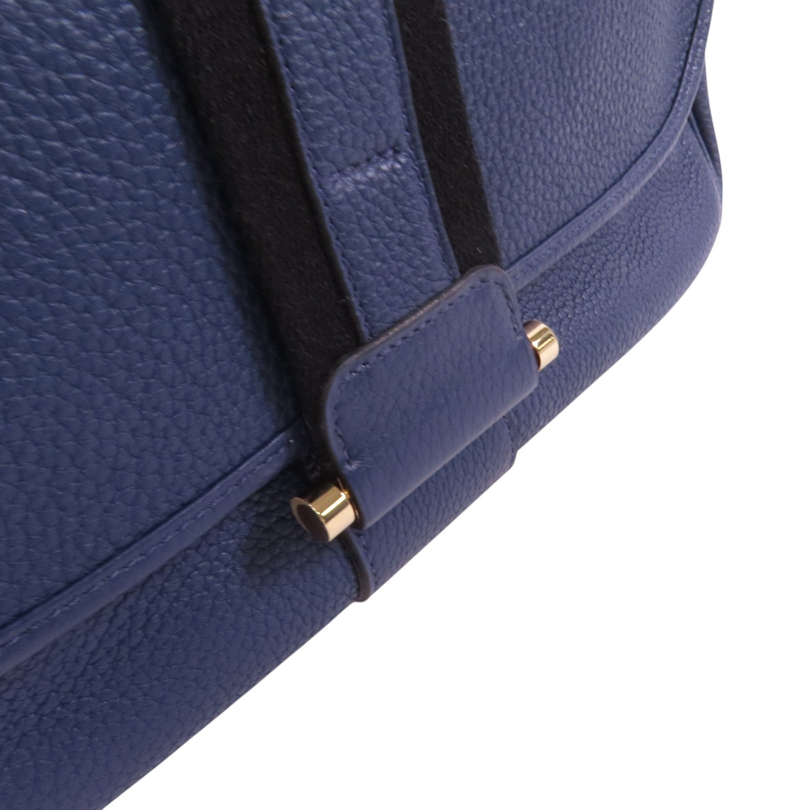 HERMES Clemence皮革Bourlingue Bag金扣肩背袋