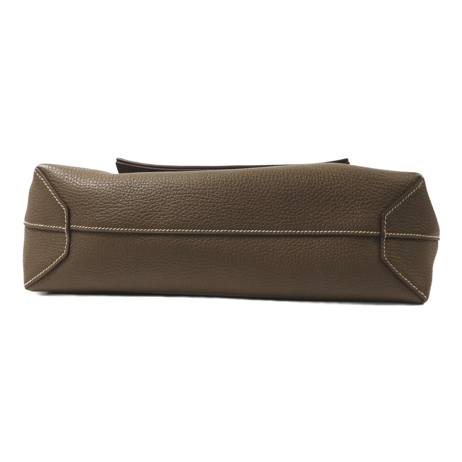 HERMES Clemence皮革Cabasellier 31手挽袋Etoupe
