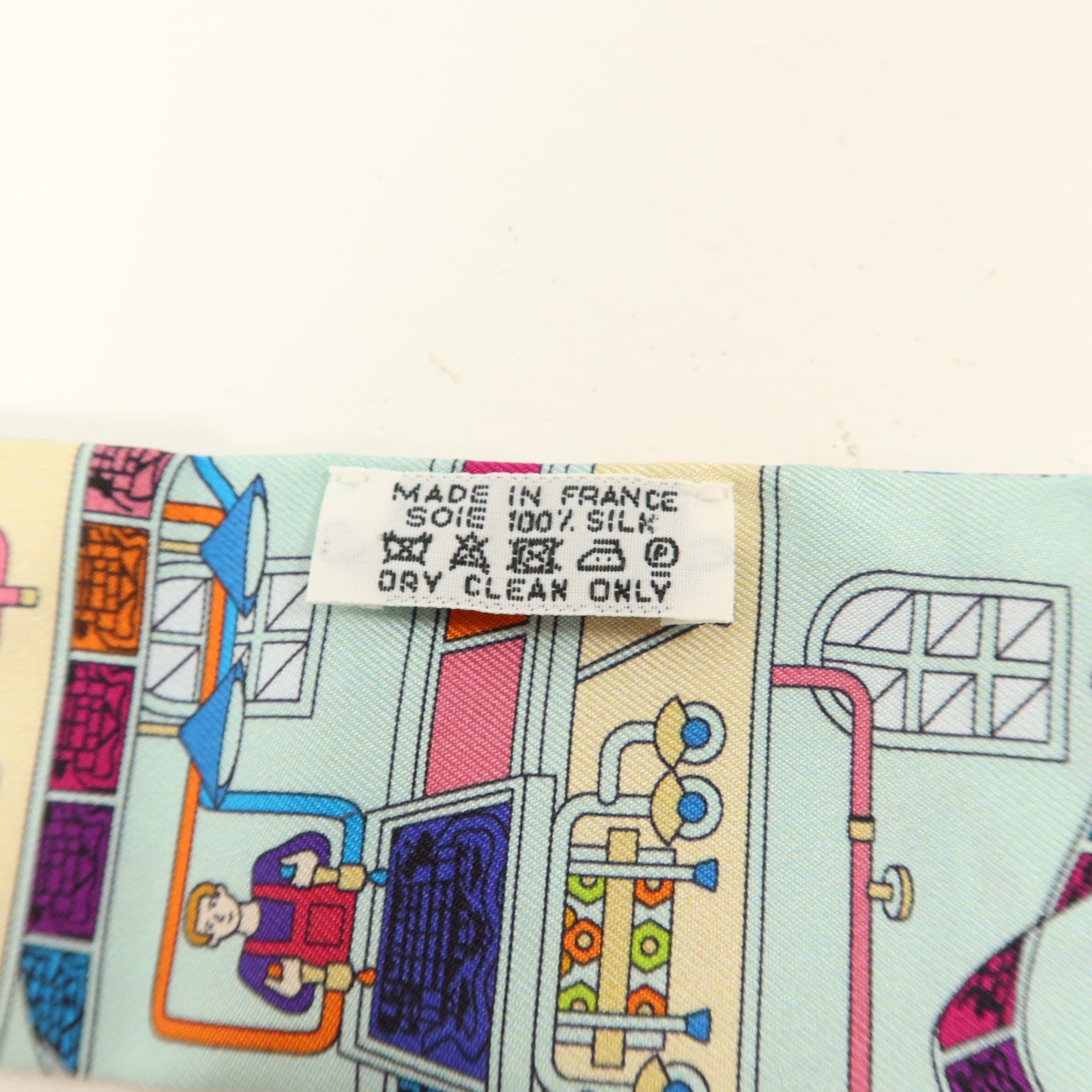 HERMES 絲質Twilly絲巾