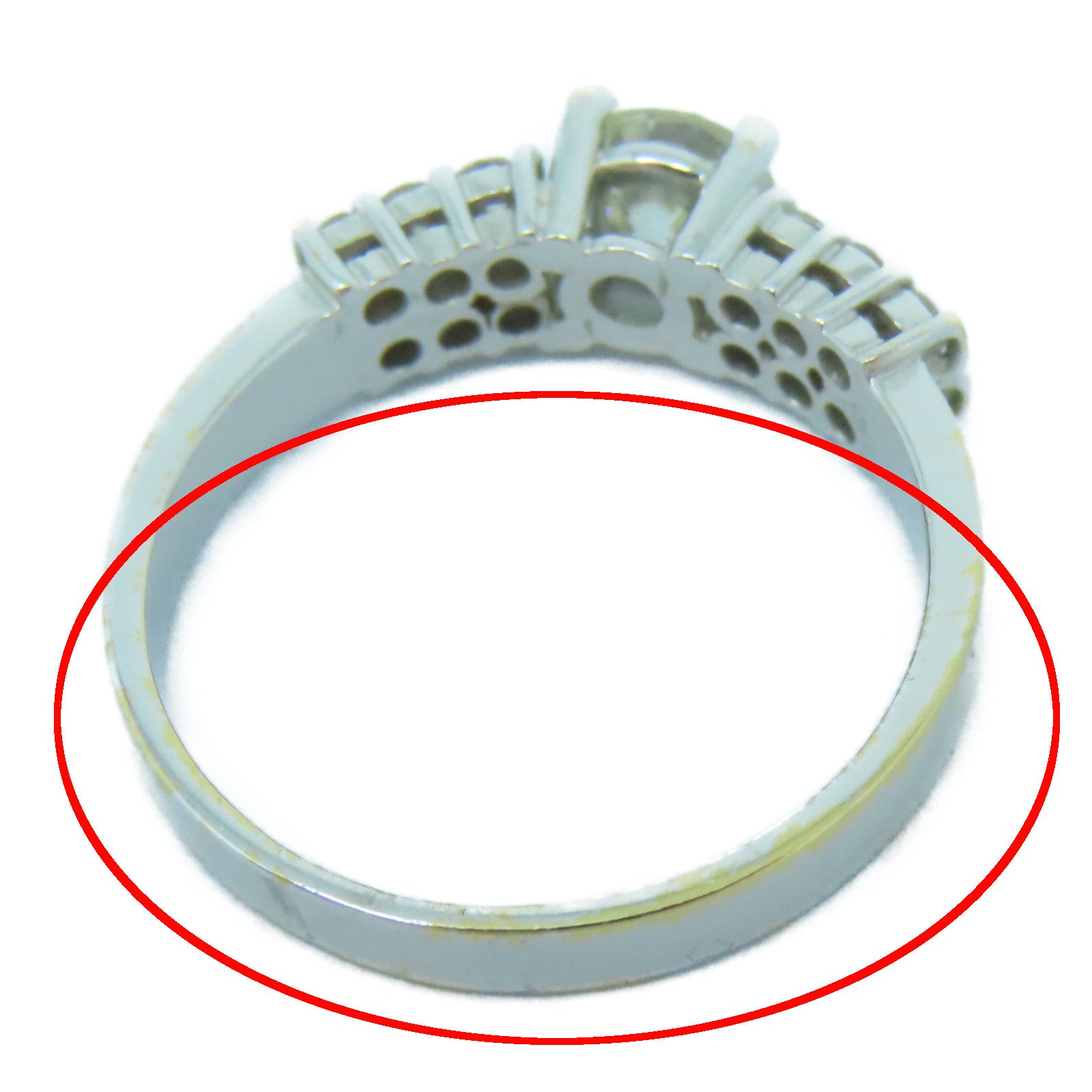 JEWELRY **【激減優惠】18K白金Diamond Ring鑽石戒指US#5.75