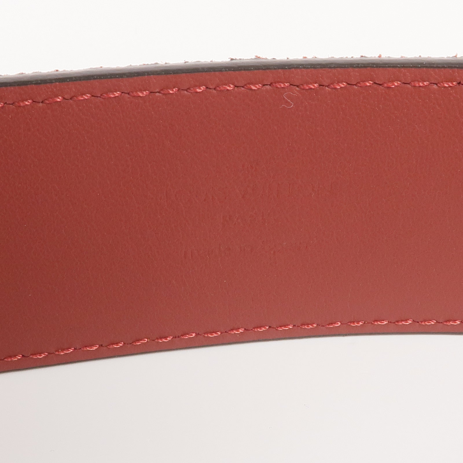 LOUIS VUITTON Suede Damier Belt皮帶