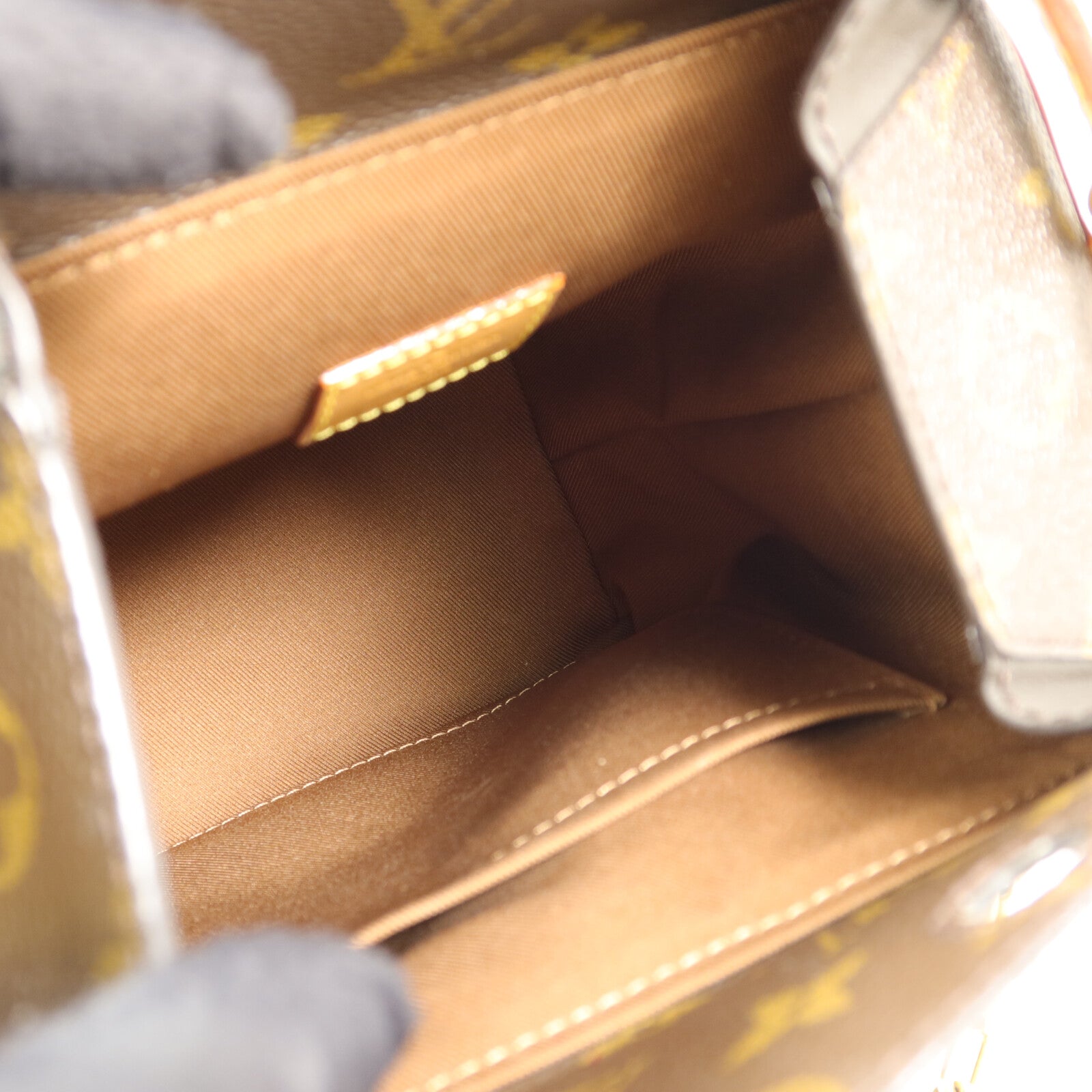 LOUIS VUITTON Monogram Milk Box鏈帶肩背袋