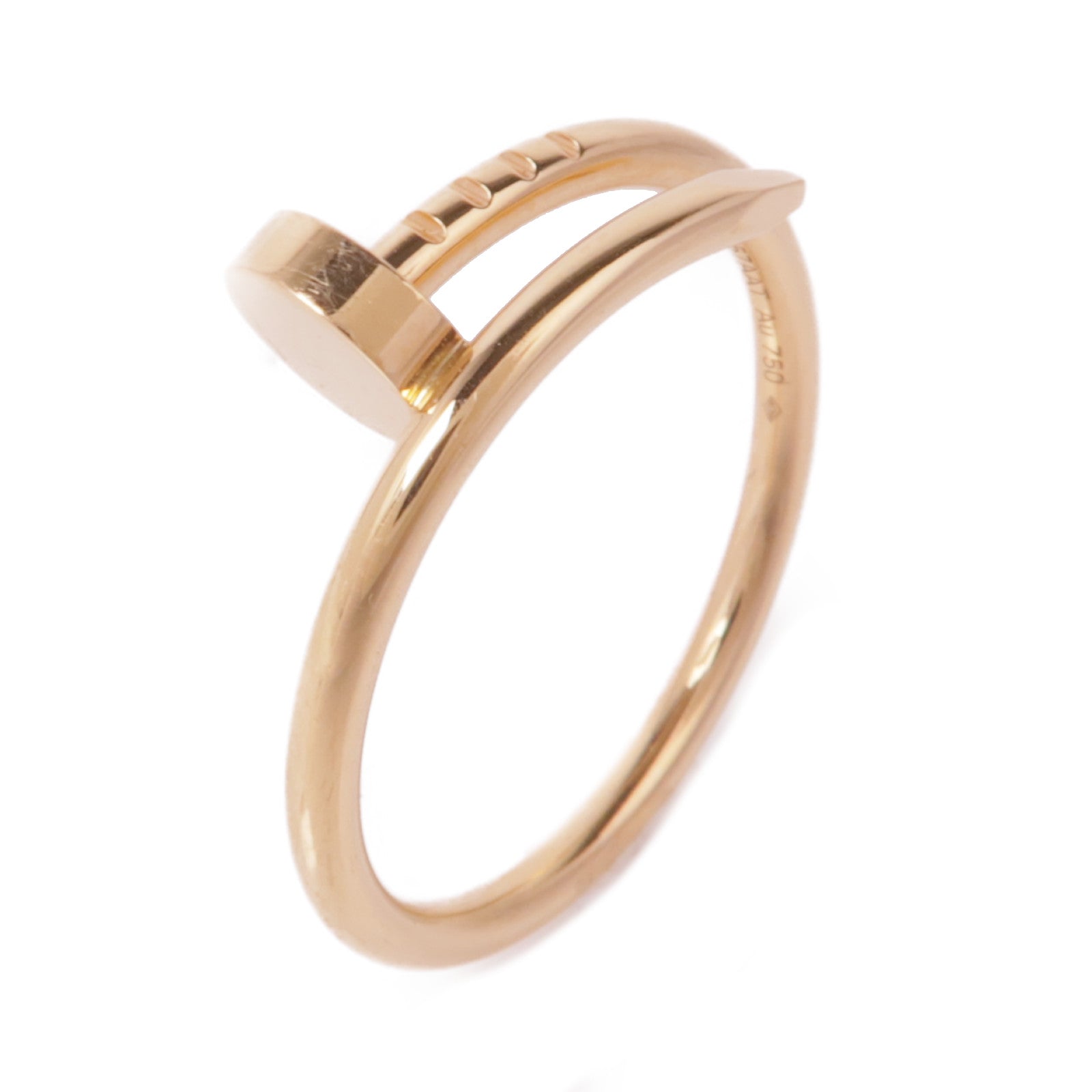 CARTIER 18K玫瑰金Juste Un Clou Ring戒指Cartier#55/US#8
