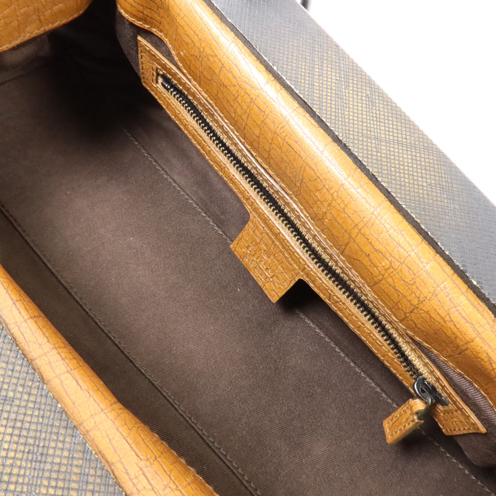 GUCCI 帆布Vintage Wood Frame Handbag手挽袋