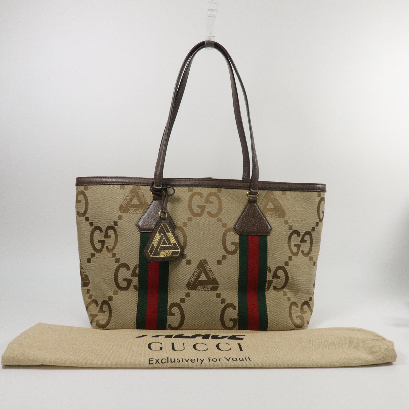 GUCCI 塗層帆布Gucci X Palace Medium Tote手挽袋