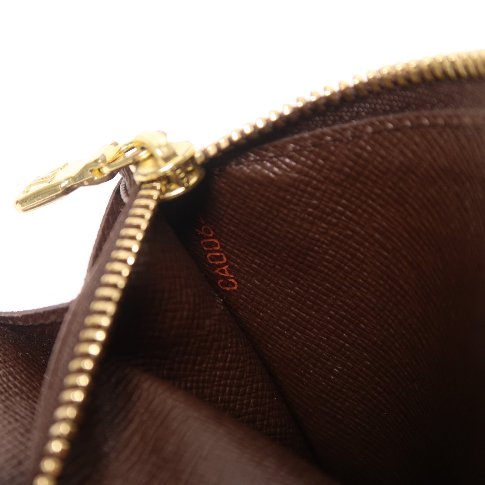 LOUIS VUITTON Damier Ebene Long Wallet金扣長錢包啡色