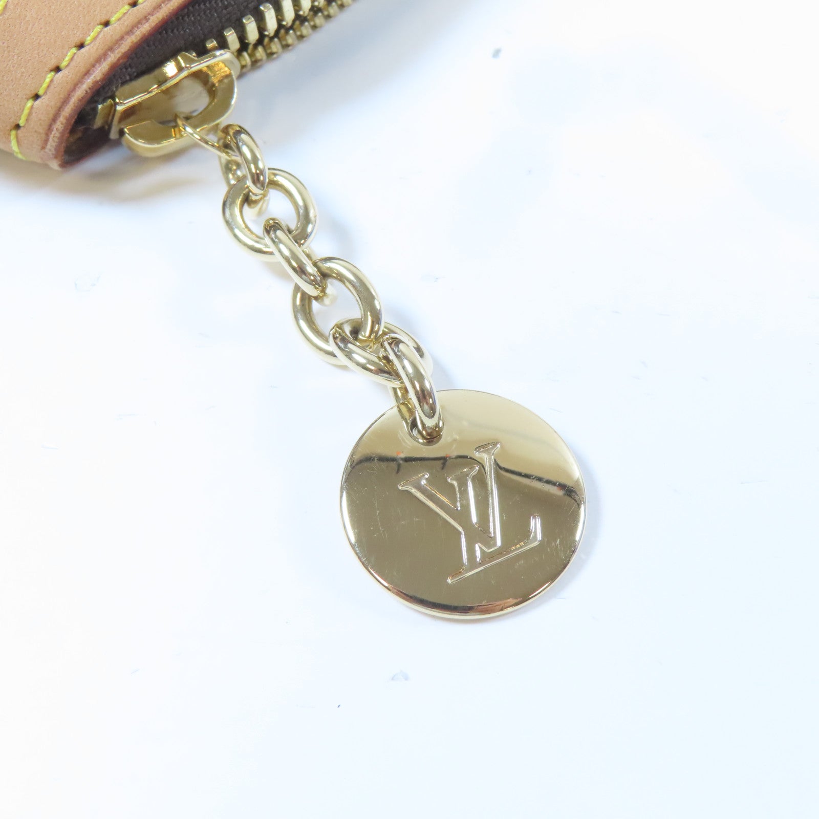 LOUIS VUITTON Monogram Tivoli GM金扣肩背袋啡色