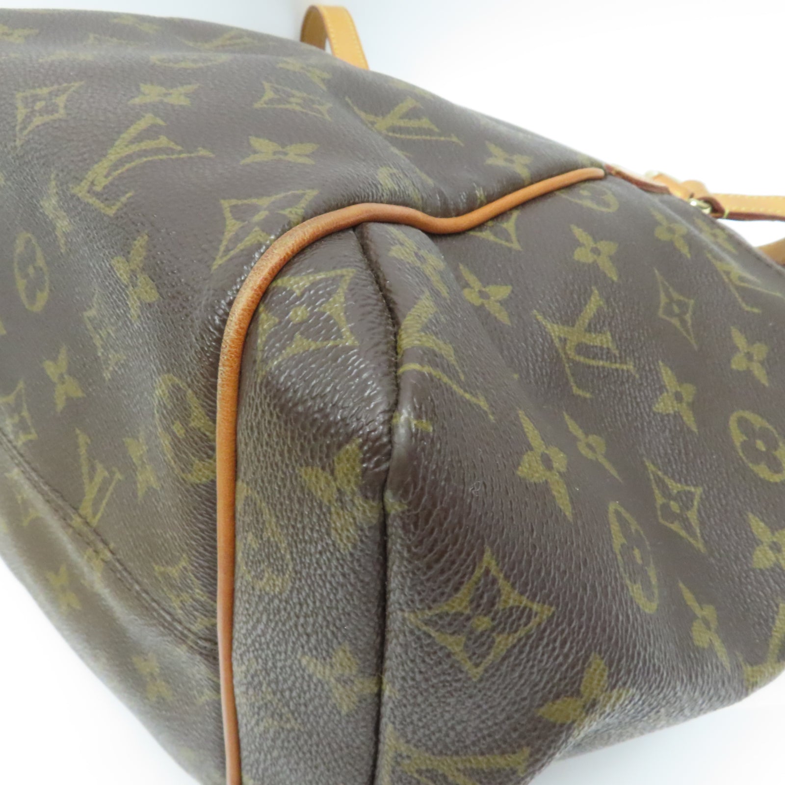 LOUIS VUITTON Monogram Totally MM金扣肩背袋啡色