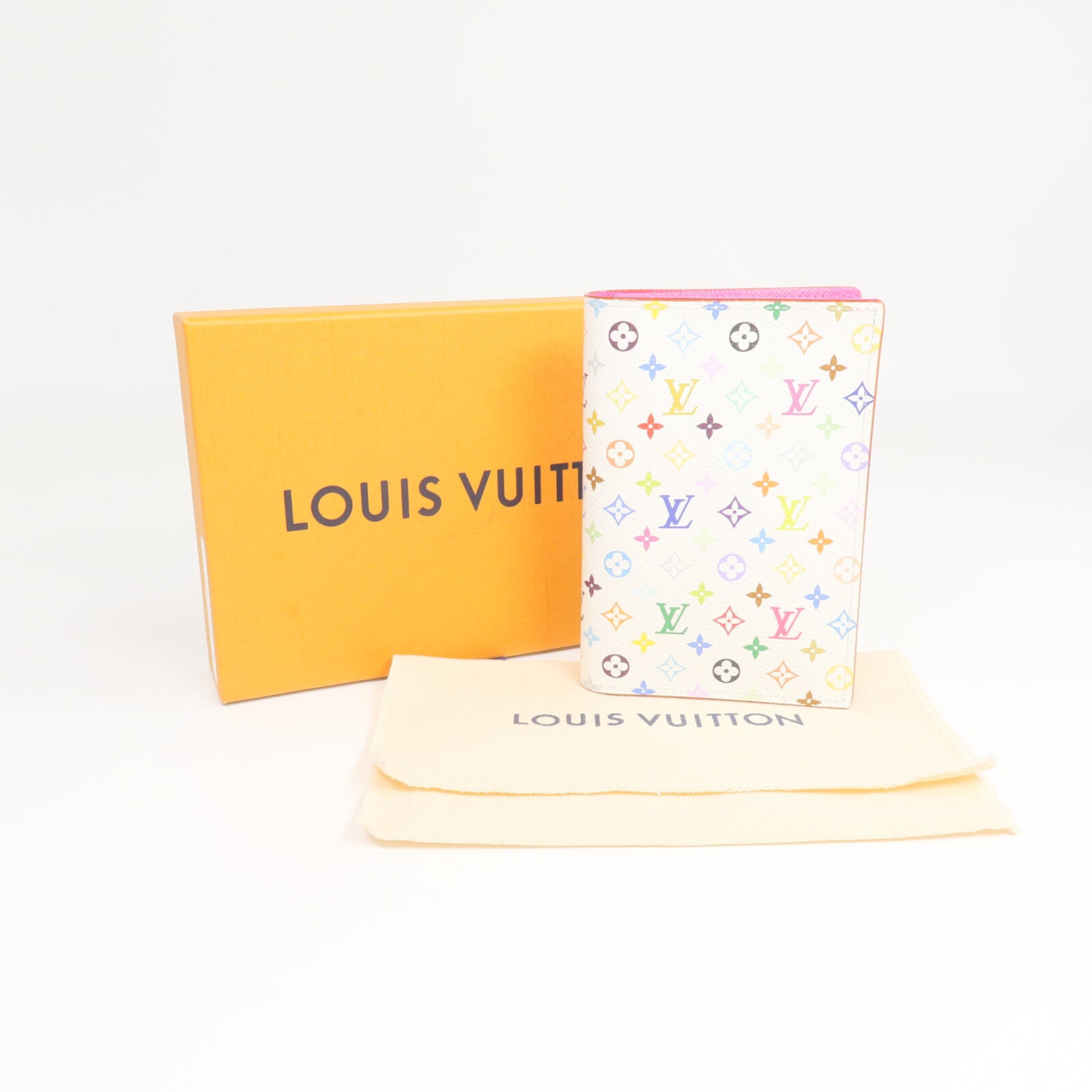 LOUIS VUITTON Monogram Multicolore LV x TM Passport Cover護照套