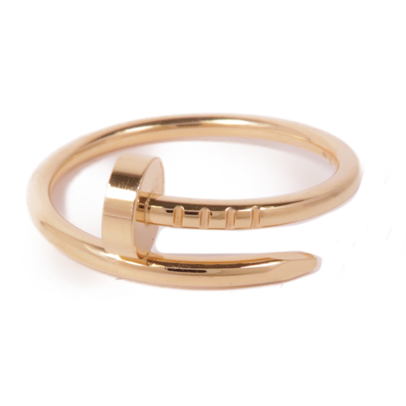 CARTIER 18K玫瑰金Juste Un Clou Ring戒指Cartier#55/US#8