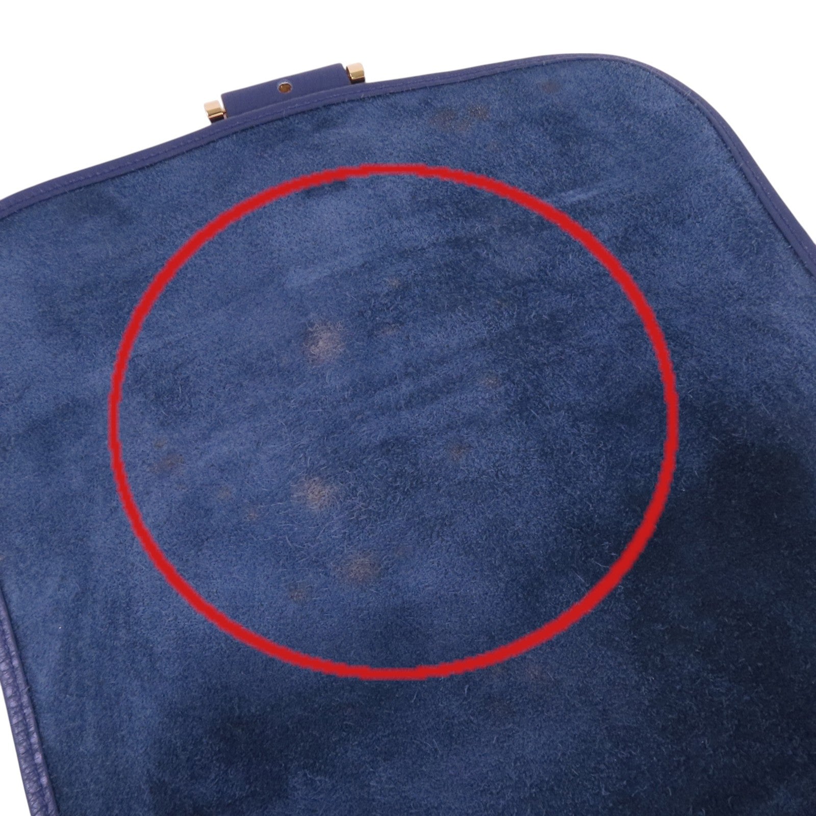 HERMES Clemence皮革Bourlingue Bag金扣肩背袋