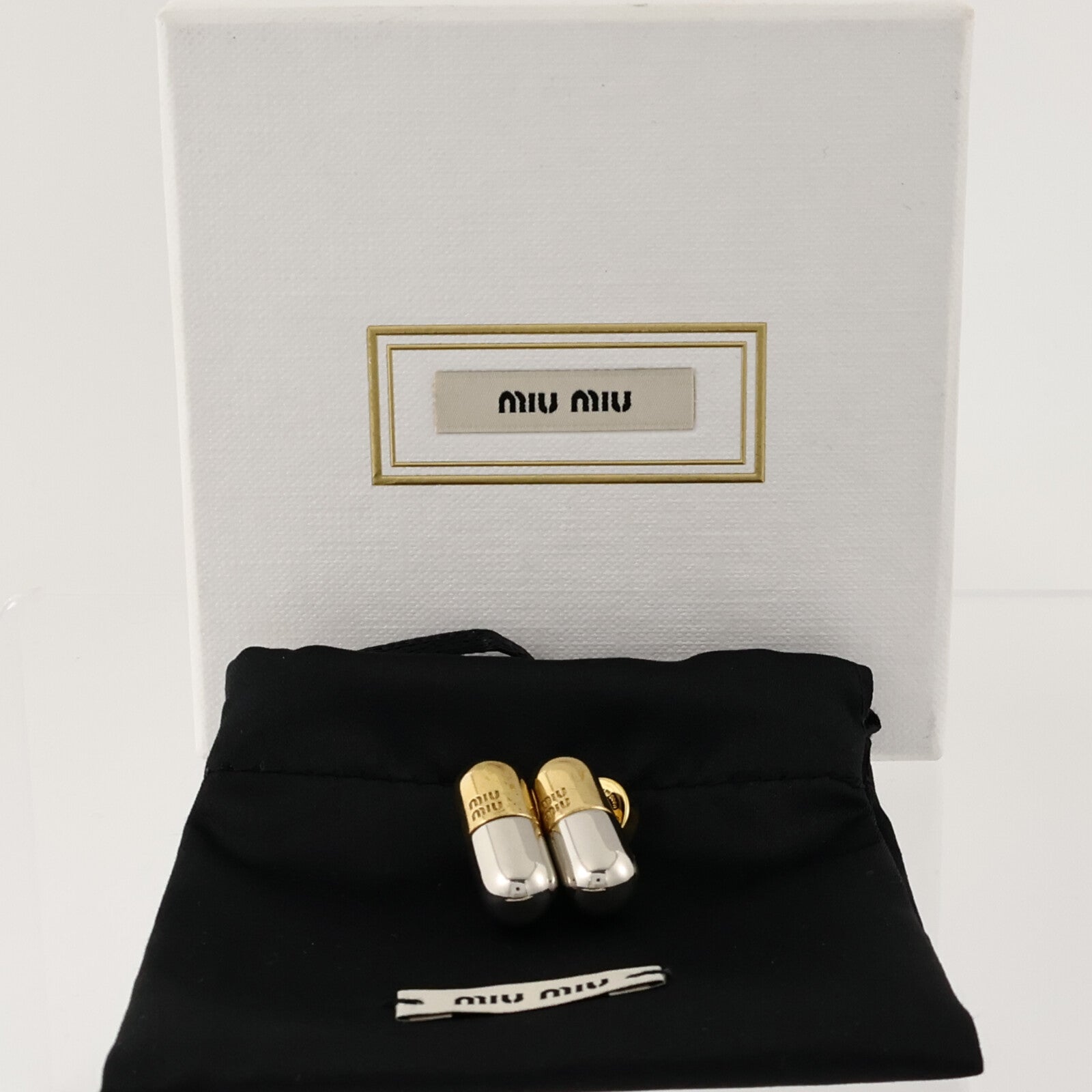 Miu Miu 金屬Stud Earrings耳環