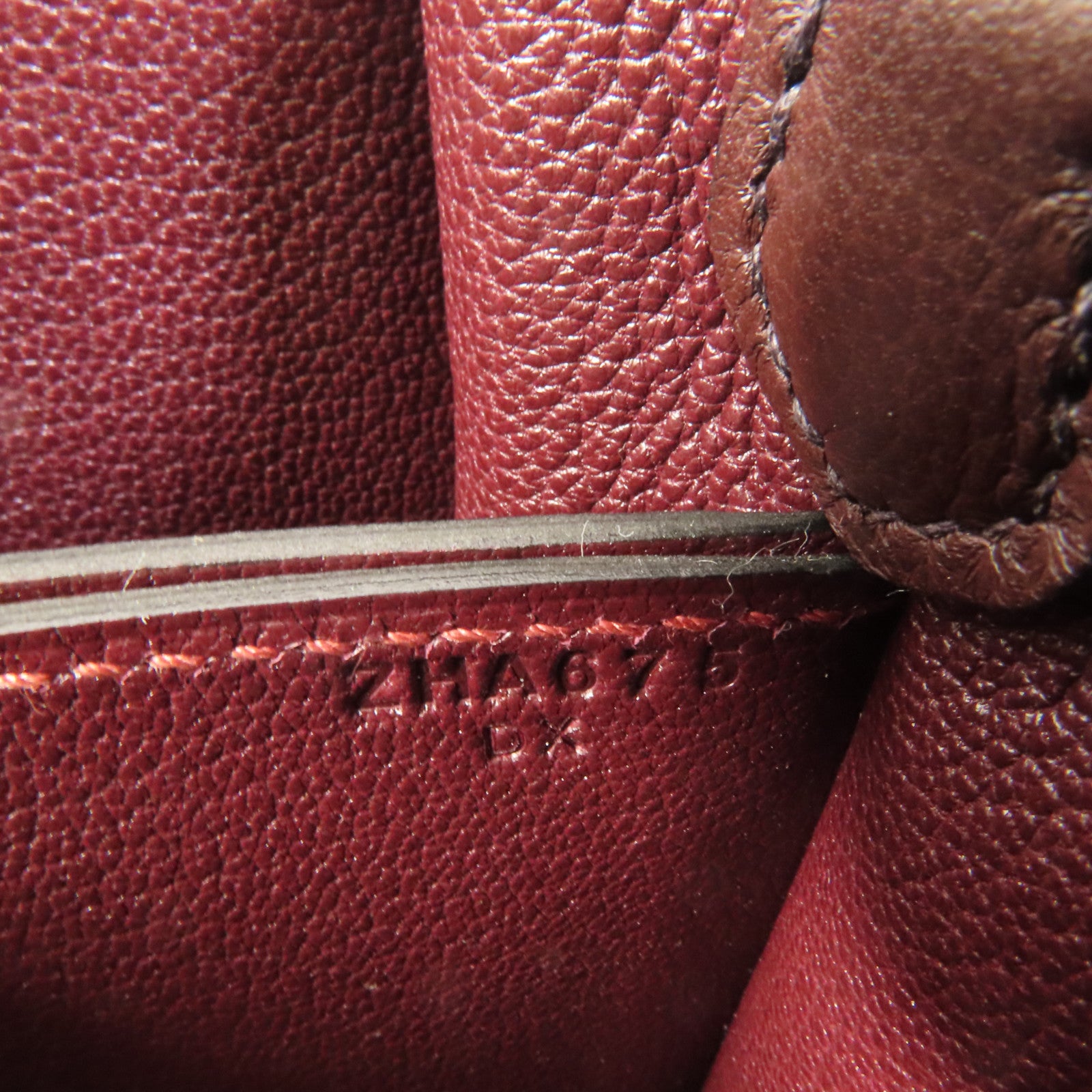 HERMES Evercolor皮革Mini Roulis銀扣肩背袋Rouge Sellier/Bleu Saphir