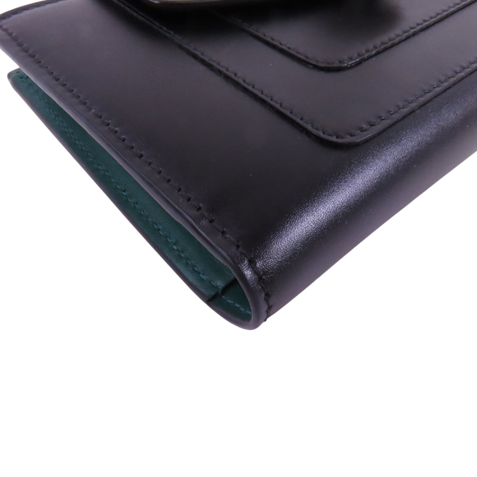 BVLGARI 牛皮皮革Chain Shoulder Bag金扣鏈帶肩背袋