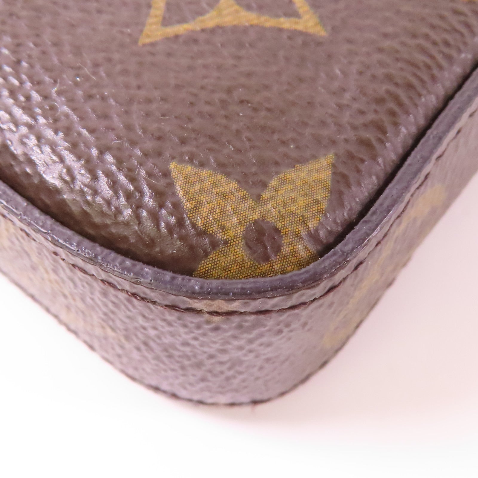 LOUIS VUITTON LV GHW Pochette Felicie Chain Shoulder Bag M61276 Monogram Brown