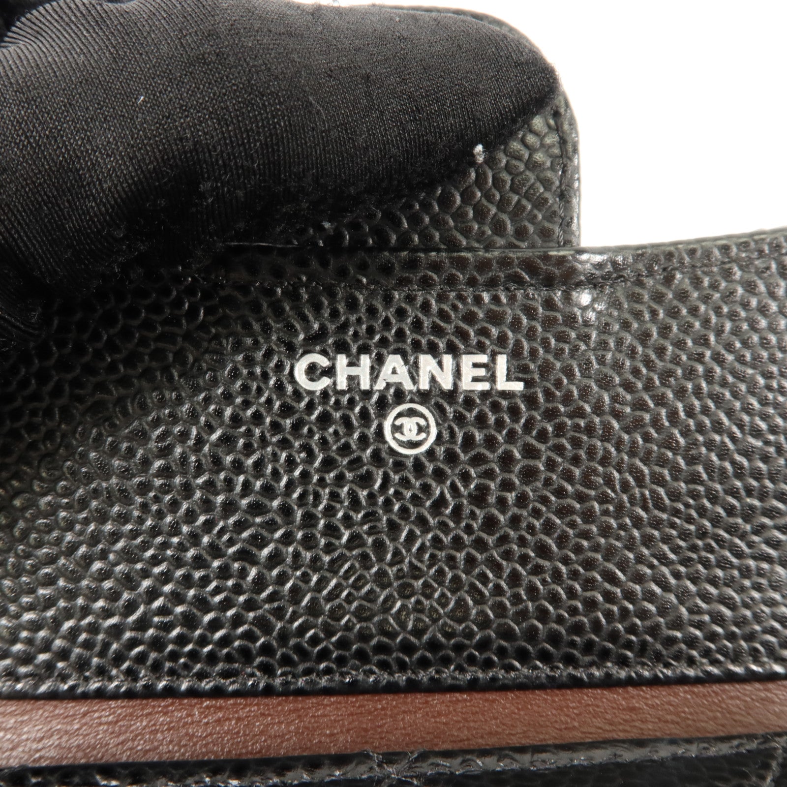 CHANEL 牛皮皮革Classic Small Flap Wallet銀扣錢包