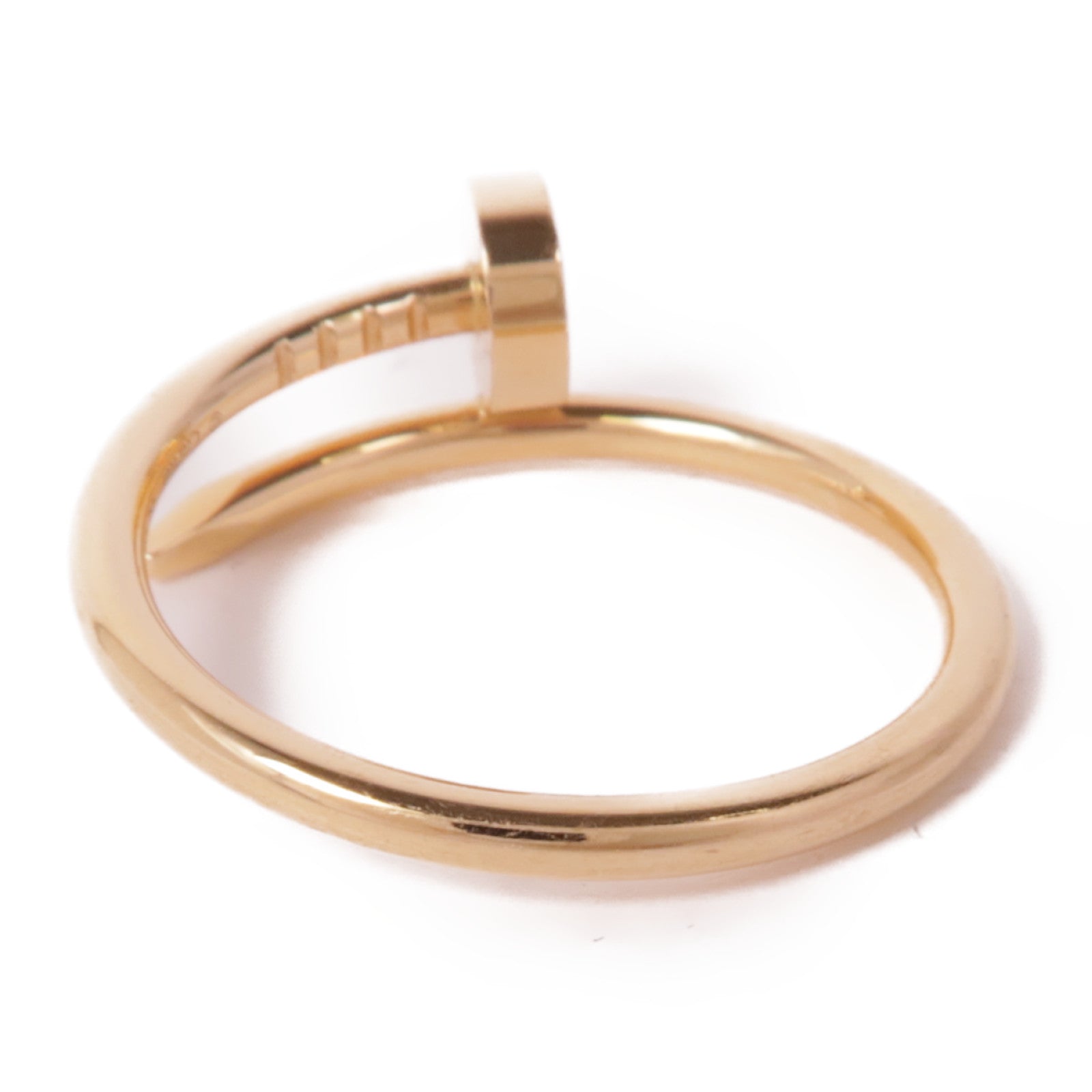 CARTIER 18K玫瑰金Juste Un Clou Ring戒指Cartier#55/US#8