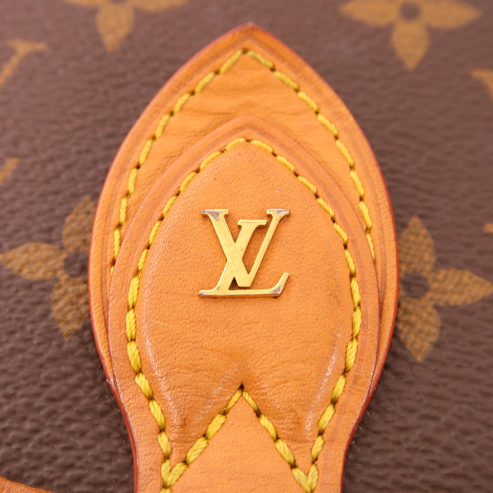 LOUIS VUITTON LV GHW Tambourin Shoulder Bag M44860 Monogram Brown