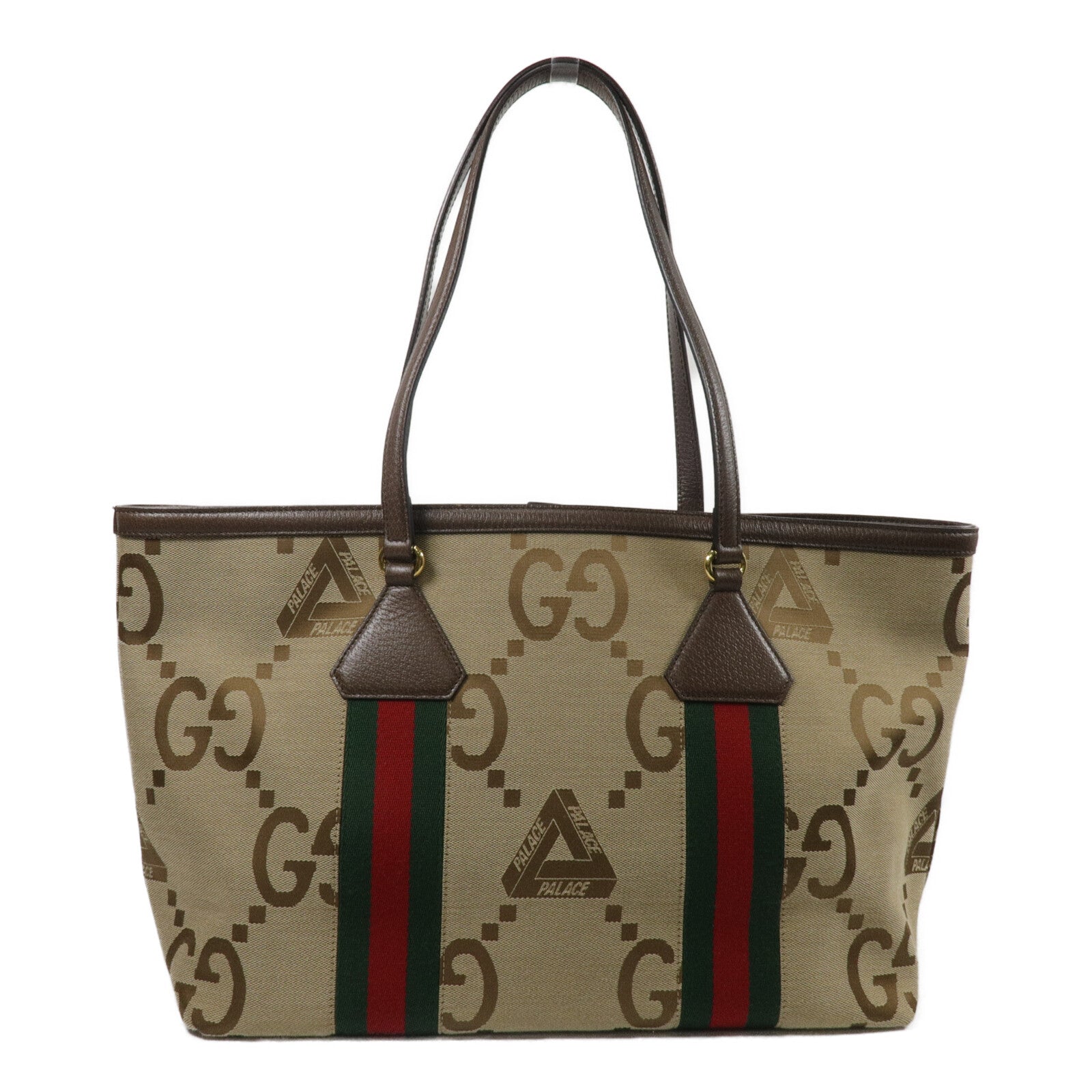 GUCCI 塗層帆布Gucci X Palace Medium Tote手挽袋