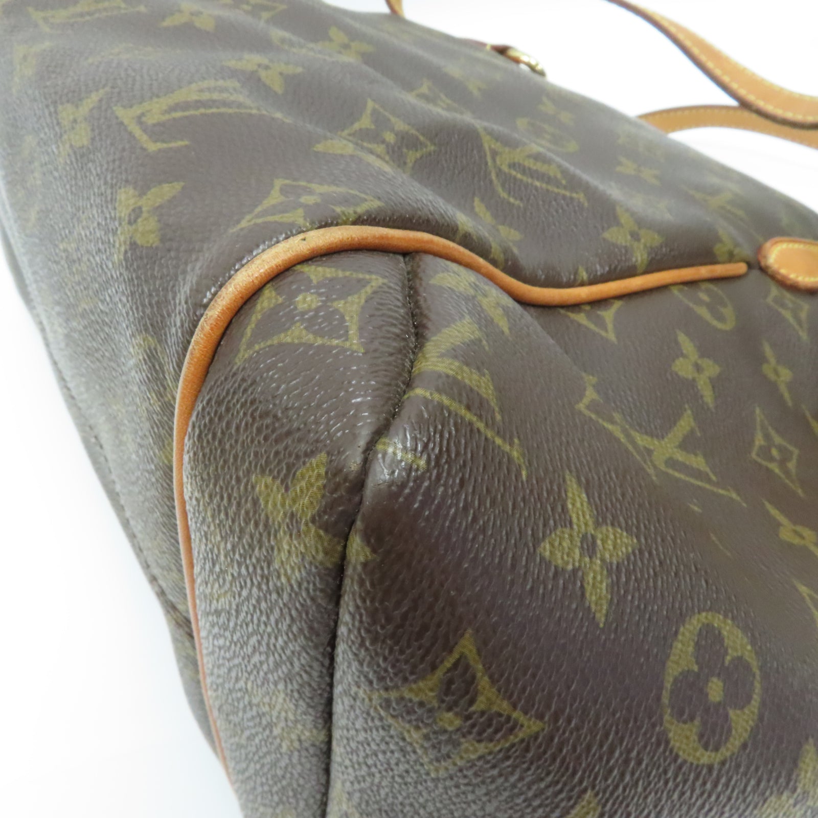 LOUIS VUITTON Monogram Totally MM金扣肩背袋啡色