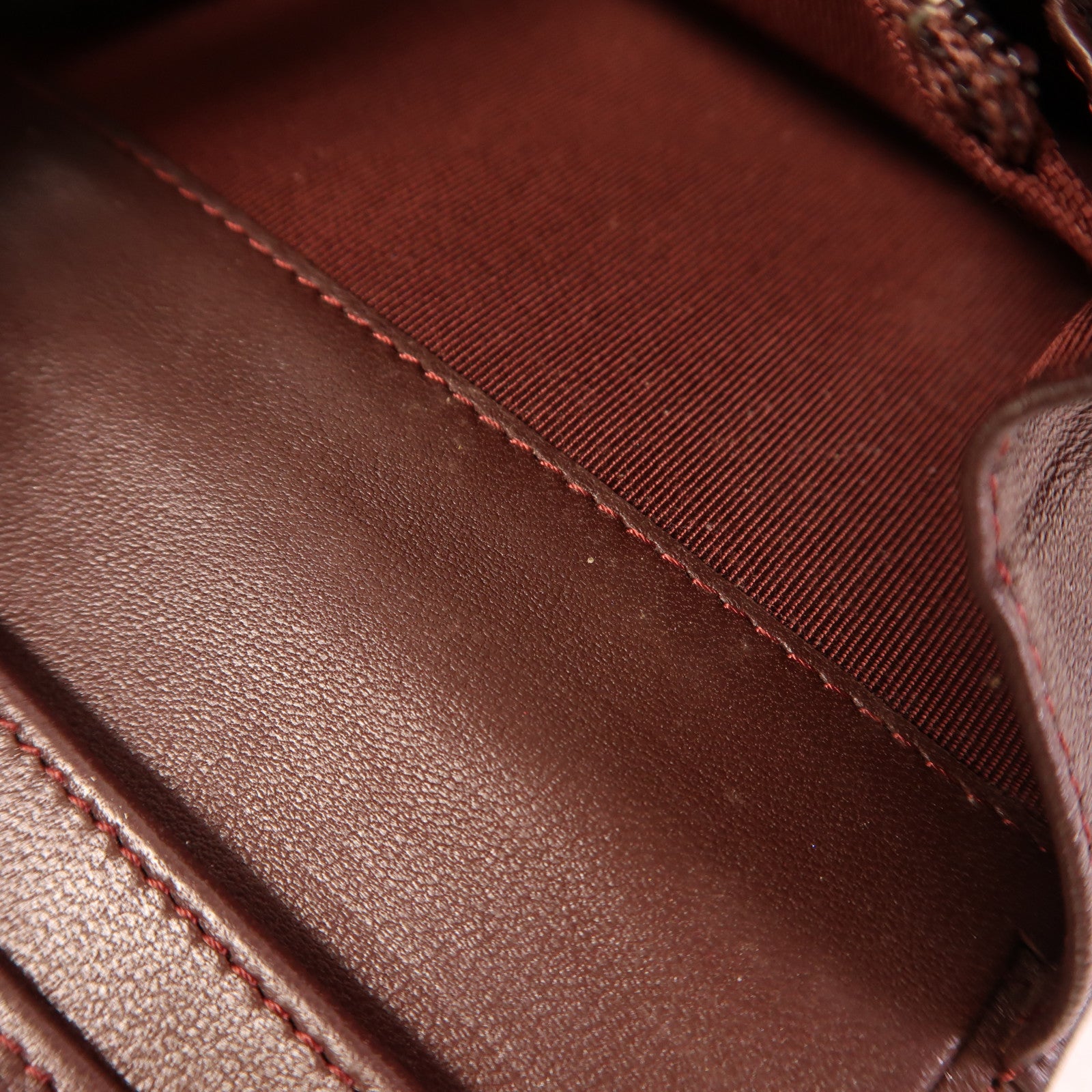 CHANEL 羊皮皮革Long Wallet銀扣長錢包