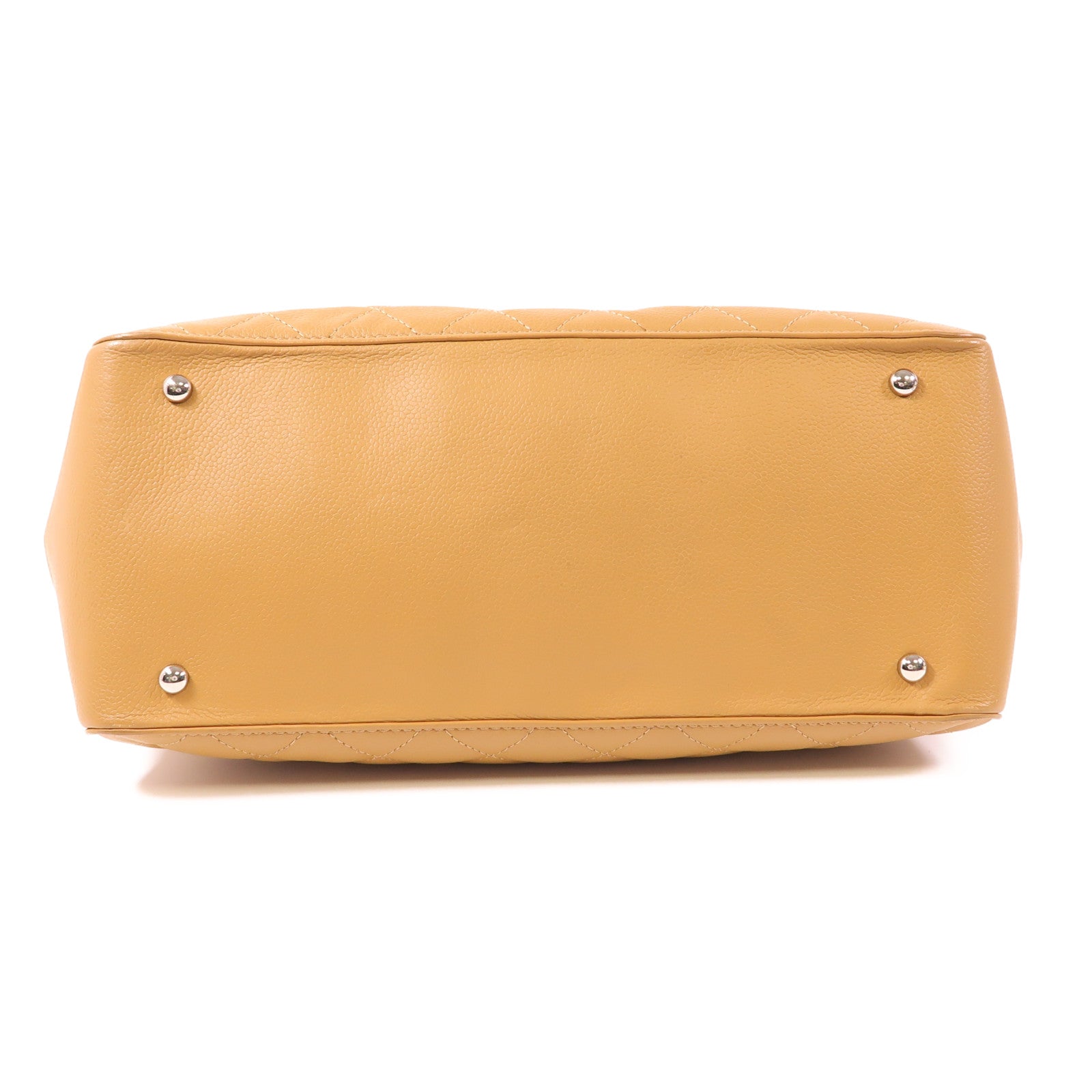 CHANEL 牛皮皮革Shoulder Bag銀扣手挽肩背兩用袋