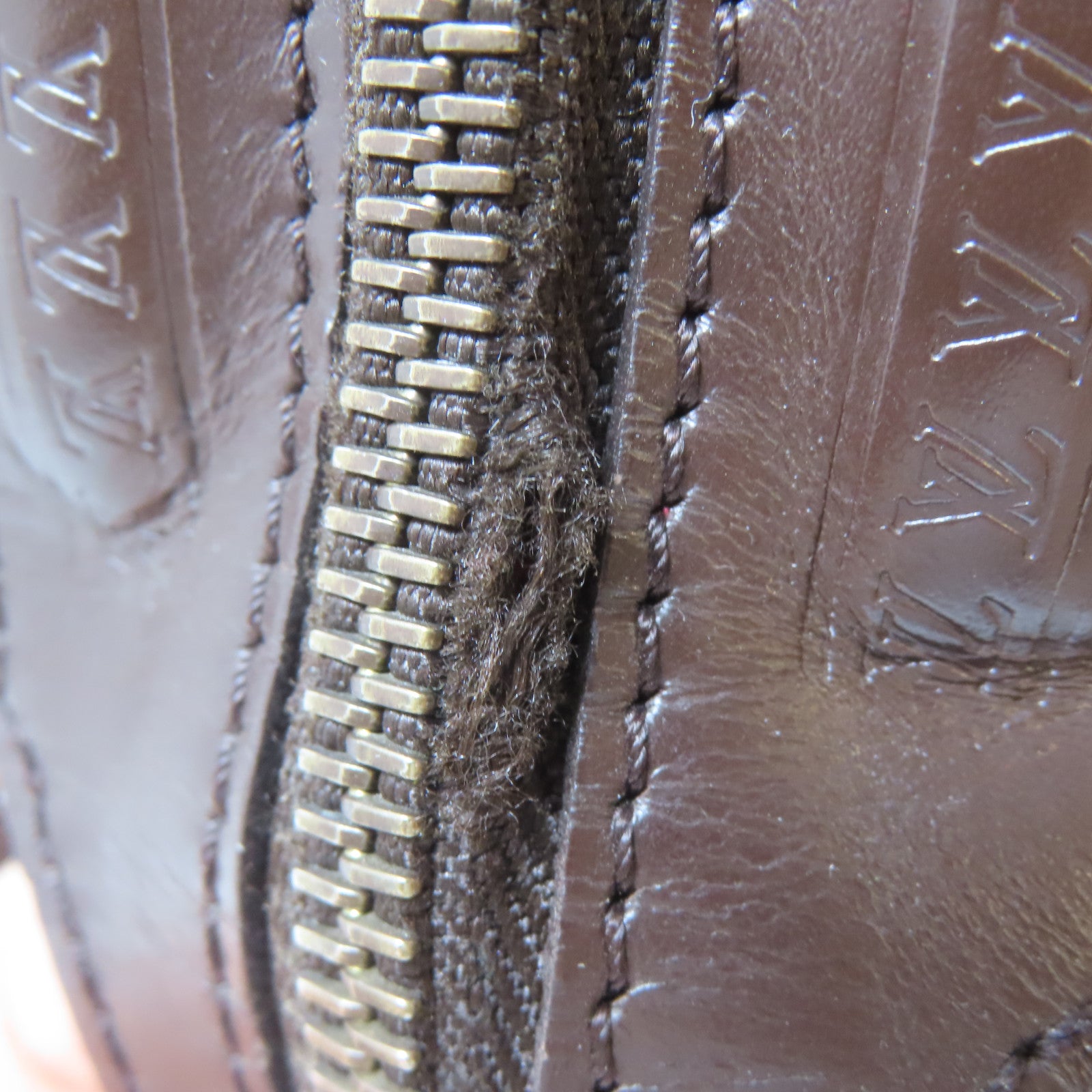 LOUIS VUITTON 【激減優惠】Damier Ebene Knightsbridge金扣手挽袋啡色