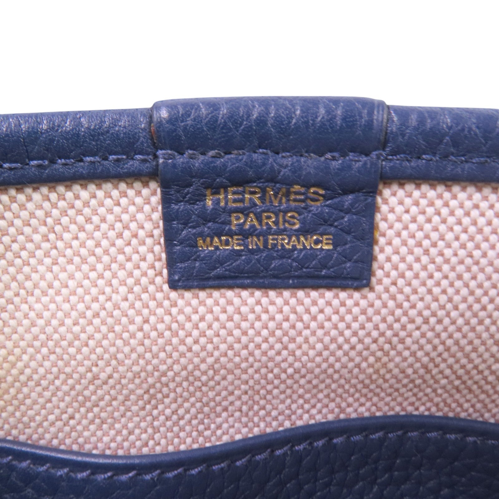 HERMES Clemence皮革Bourlingue Bag金扣肩背袋