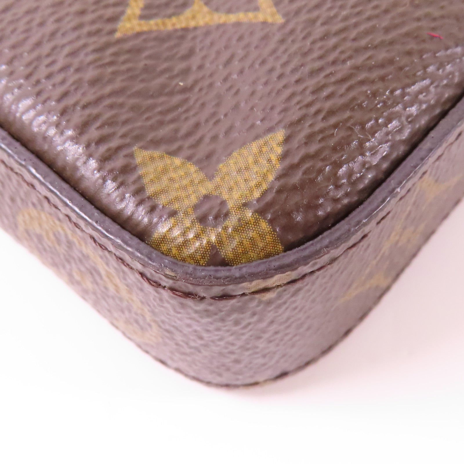 LOUIS VUITTON LV GHW Pochette Felicie Chain Shoulder Bag M61276 Monogram Brown