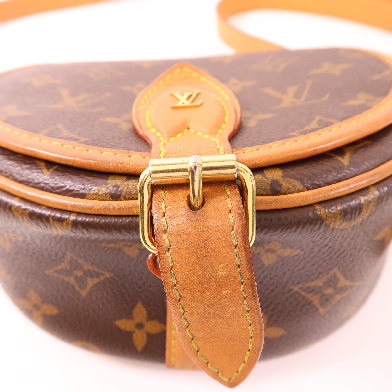 LOUIS VUITTON LV GHW Tambourin Shoulder Bag M44860 Monogram Brown
