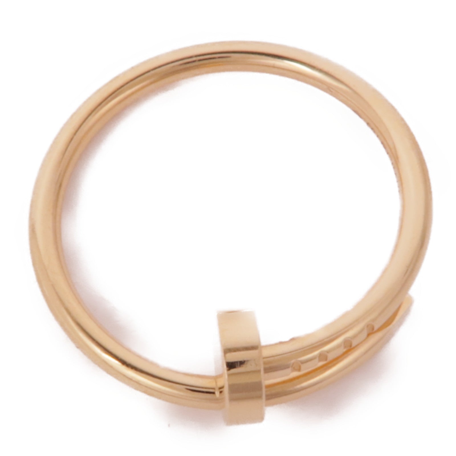 CARTIER 18K玫瑰金Juste Un Clou Ring戒指Cartier#55/US#8