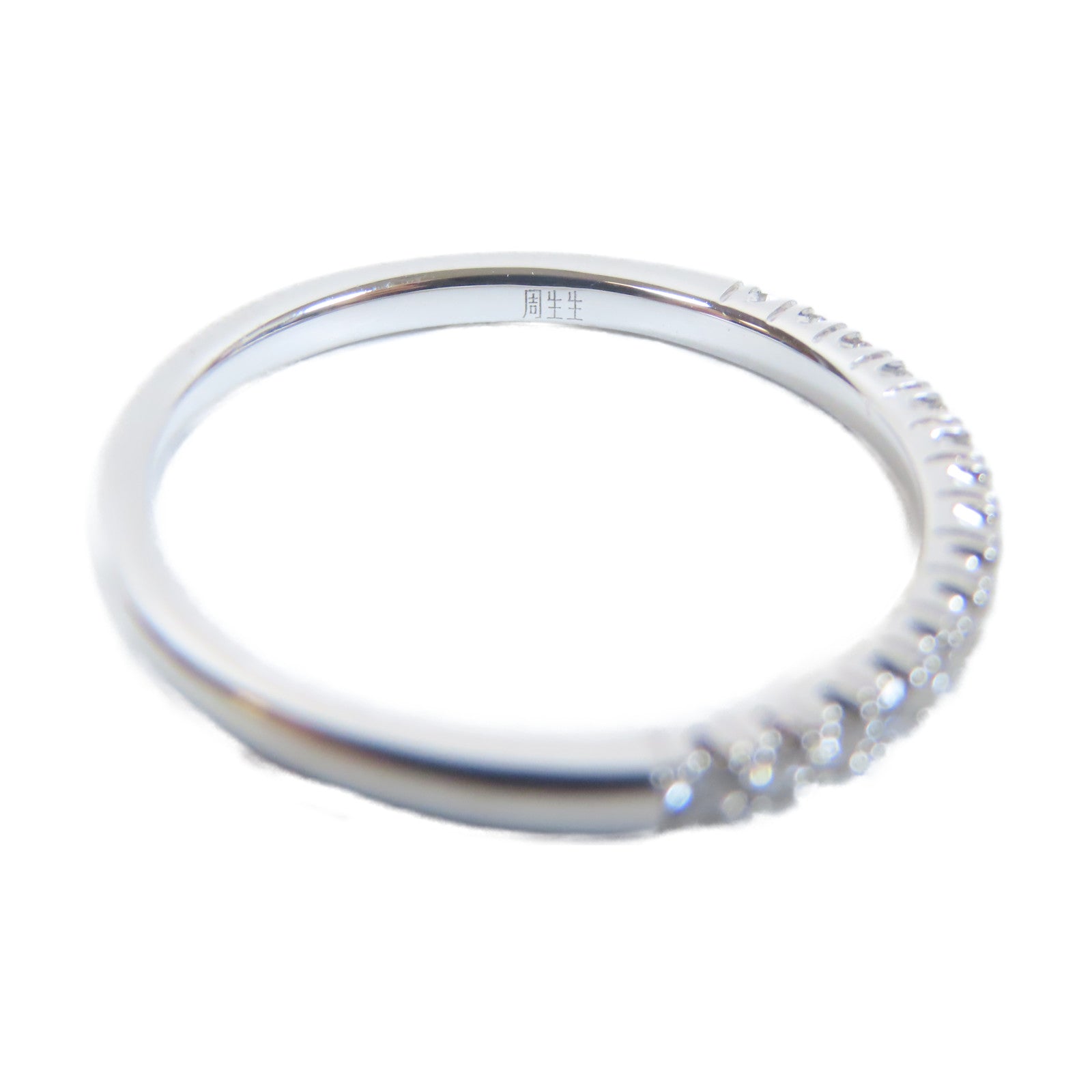 JEWELRY 18K白金Diamond Ring 0.19ct鑽石戒指US#6.75