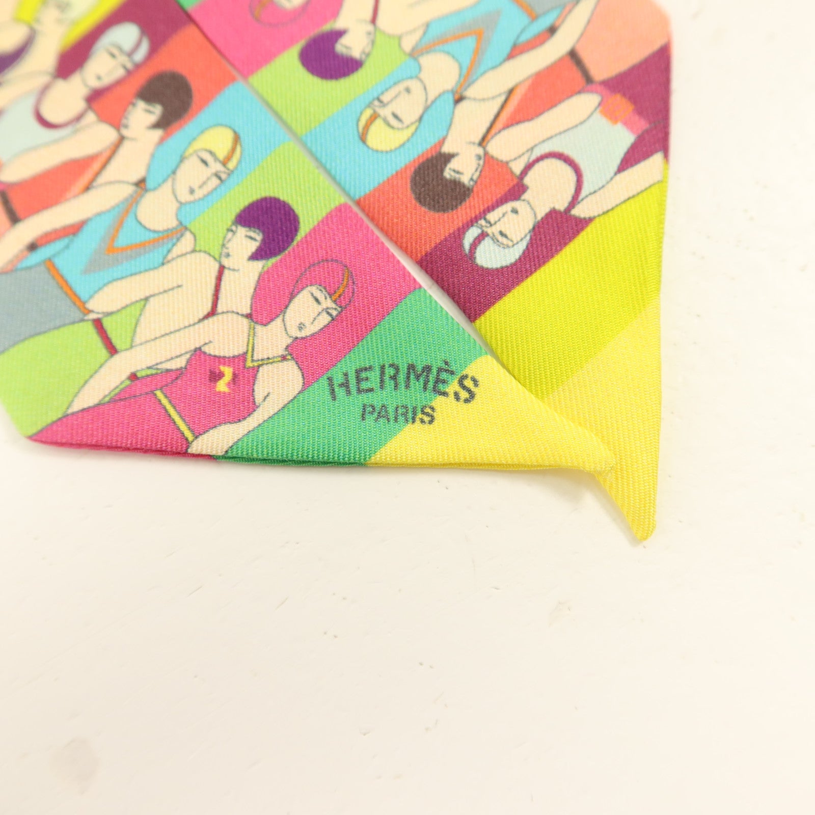 HERMES 絲質Twilly絲巾