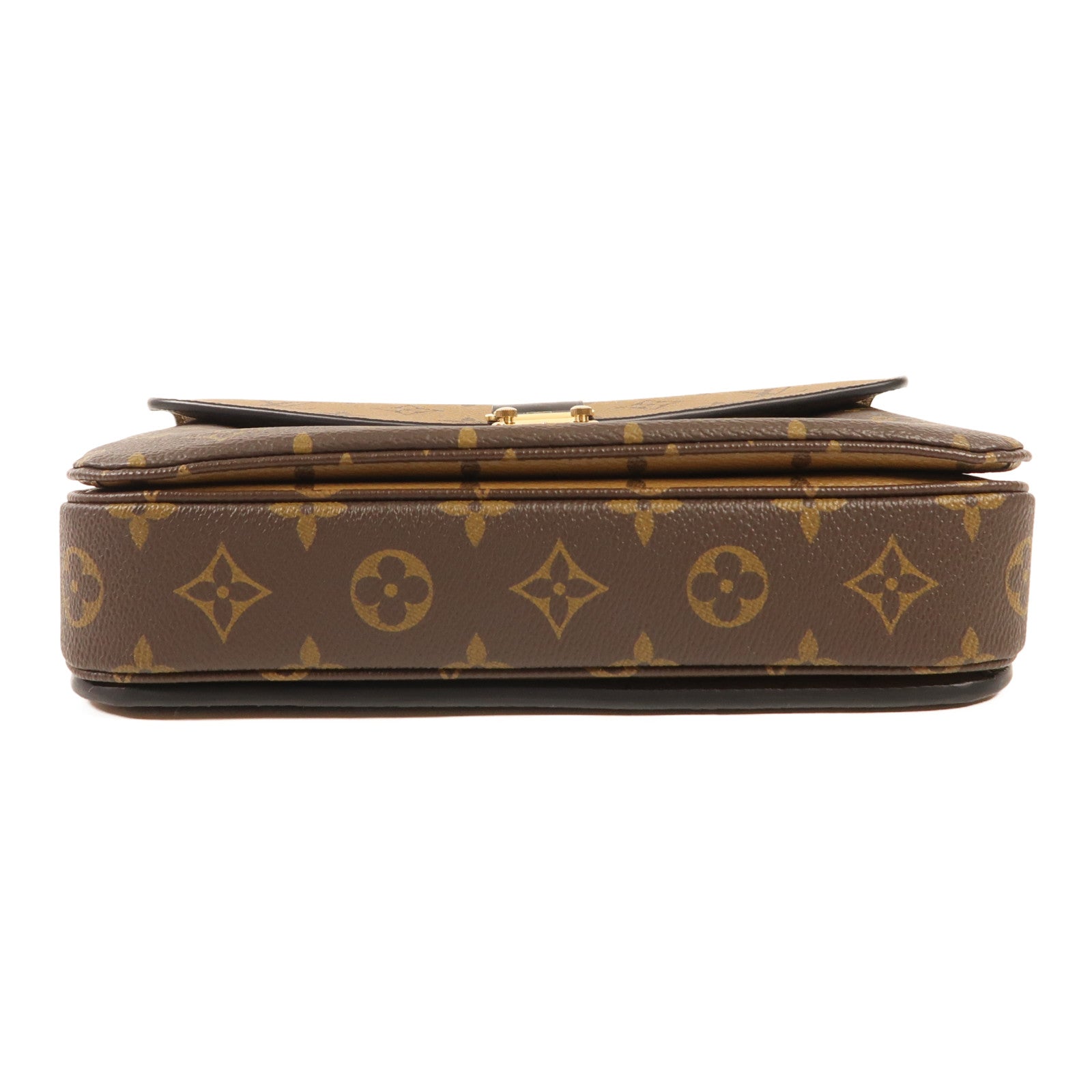 LOUIS VUITTON Monogram Reverse Pochette Metis金扣手挽肩背兩用袋