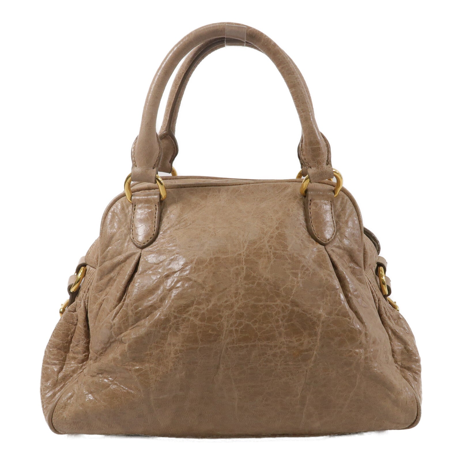 Miu Miu 牛皮皮革2 Way Shoulder手挽肩背兩用袋