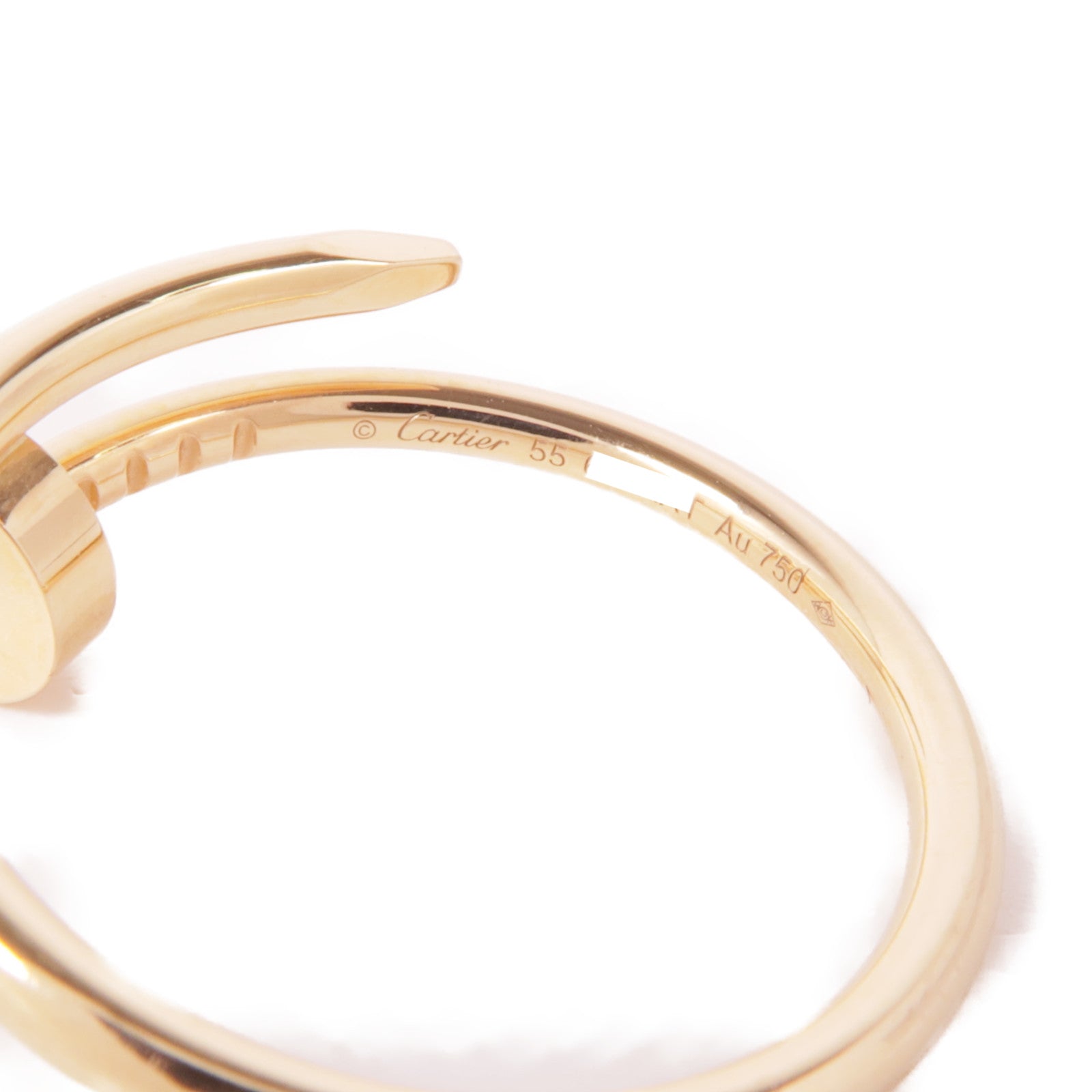 CARTIER 18K玫瑰金Juste Un Clou Ring戒指Cartier#55/US#8